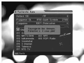 KYOSTAR KNS 3000 - Recherche automatique complète (scan de toutes les fréquences) - 3