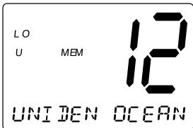 UNIDEN OCEANUS DSC - Mise en marche/arrêt - 2
