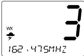 UNIDEN OCEANUS DSC - Alerte météo - 1