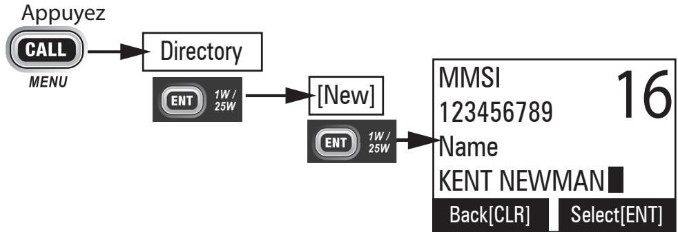 UNIDEN UM415 - Utiliser le repertoire - 1