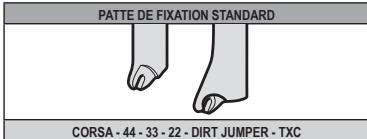 MARZOCCHI BOMBER SUSPENSION - Système de fixation de l'axe de la roue - 1