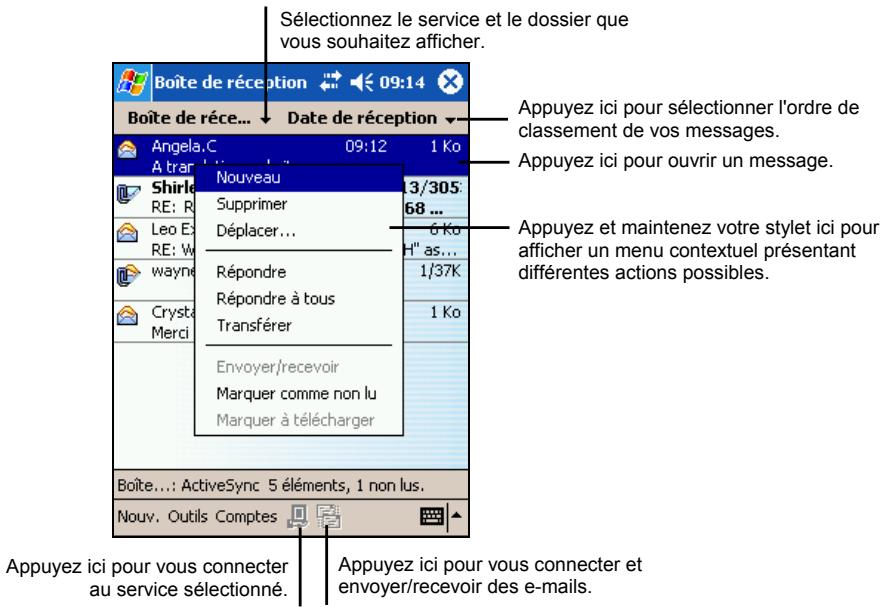 YAKUMO DELTA 300 GPS - Utilisation de la liste des messages - 1