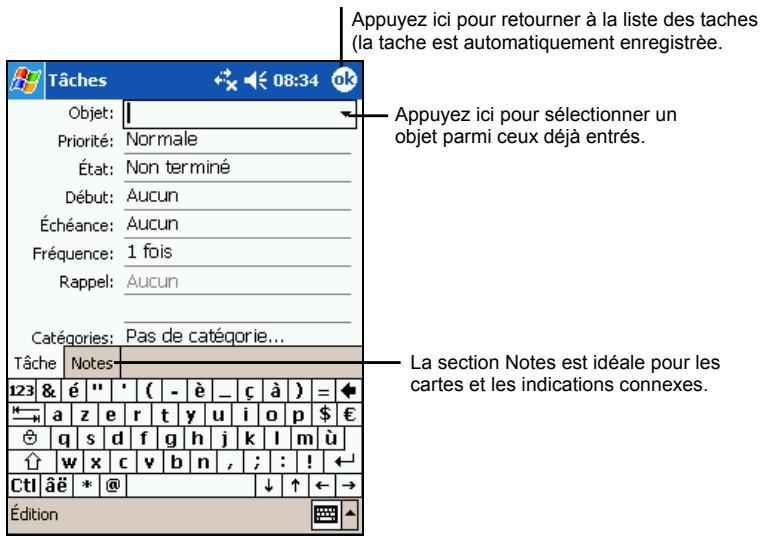 YAKUMO DELTA 300 GPS - Creation d'une tâche - 1