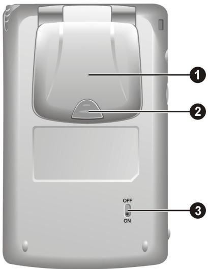 YAKUMO DELTA 300 GPS - Caracteristiques de la face arrière - 1