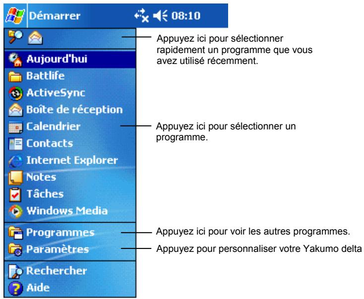 YAKUMO DELTA 300 GPS - Barre de navigation et barre de commande - 1