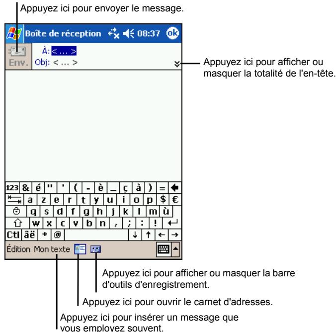 YAKUMO DELTA 300 GPS - Composition et envoi de messages - 1