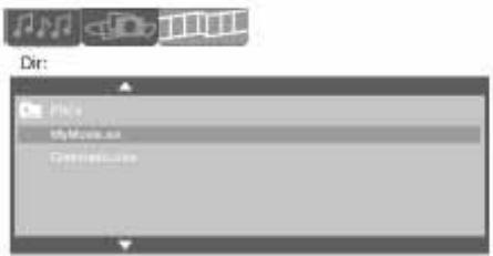 YAKUMO DVD RW RECORDER - Playing back MPEG 4 and DIVX files - 1