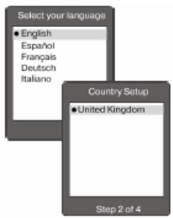 YAKUMO DVD RW RECORDER - Set menu language and country - 1