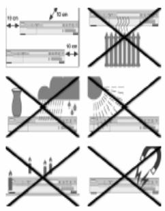 YAKUMO DVD RW RECORDER - Setting the device up safely - 1