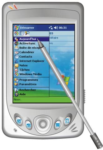 YAKUMO PDA DELTA 400 - Utilisation du stylet - 1