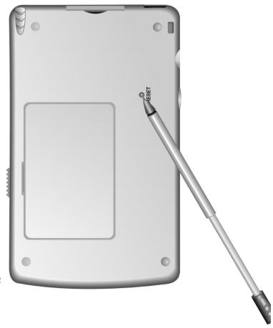 YAKUMO PDA DELTA 400 - Réinitialisation de votre PDA Delta 400 - 1