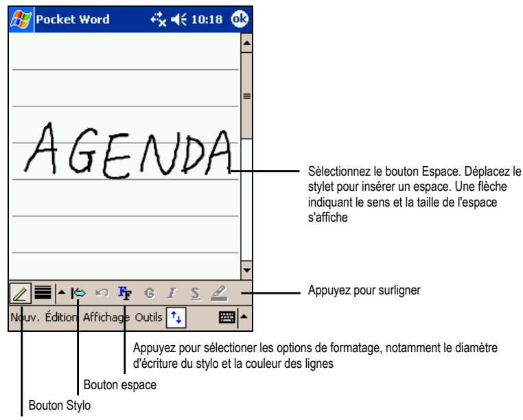 YAKUMO PDA DELTA 400 - Creation d'un nouveau document - 2