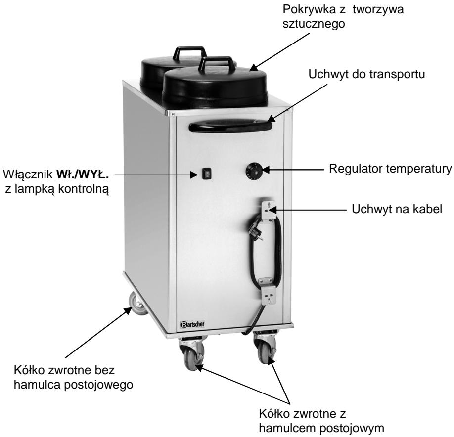 BARTSCHER 103.065 - Zestawienie podzespołów urzadzenia - 2