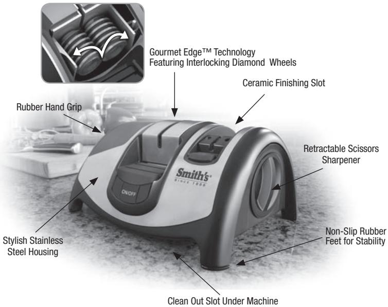 BARTSCHER 50066 - Gourmet Edge™ Technology Featuring Interlocking Diamond Wheels - 1