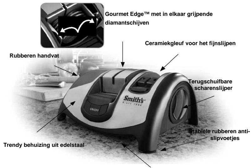 BARTSCHER 50066 - Smith's Model 50066 - Diamond Edge elektrische messen- en scharenslijper met Gourmet Edge™ technologie - 1
