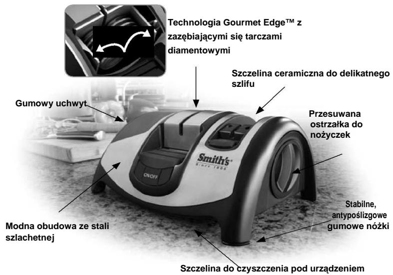 BARTSCHER 50066 - Smith's® Modell 50066 -elektryczna ostrzka do noźy i noźyczek Diamond Edge z technologija Gourmet Edge™ - 1