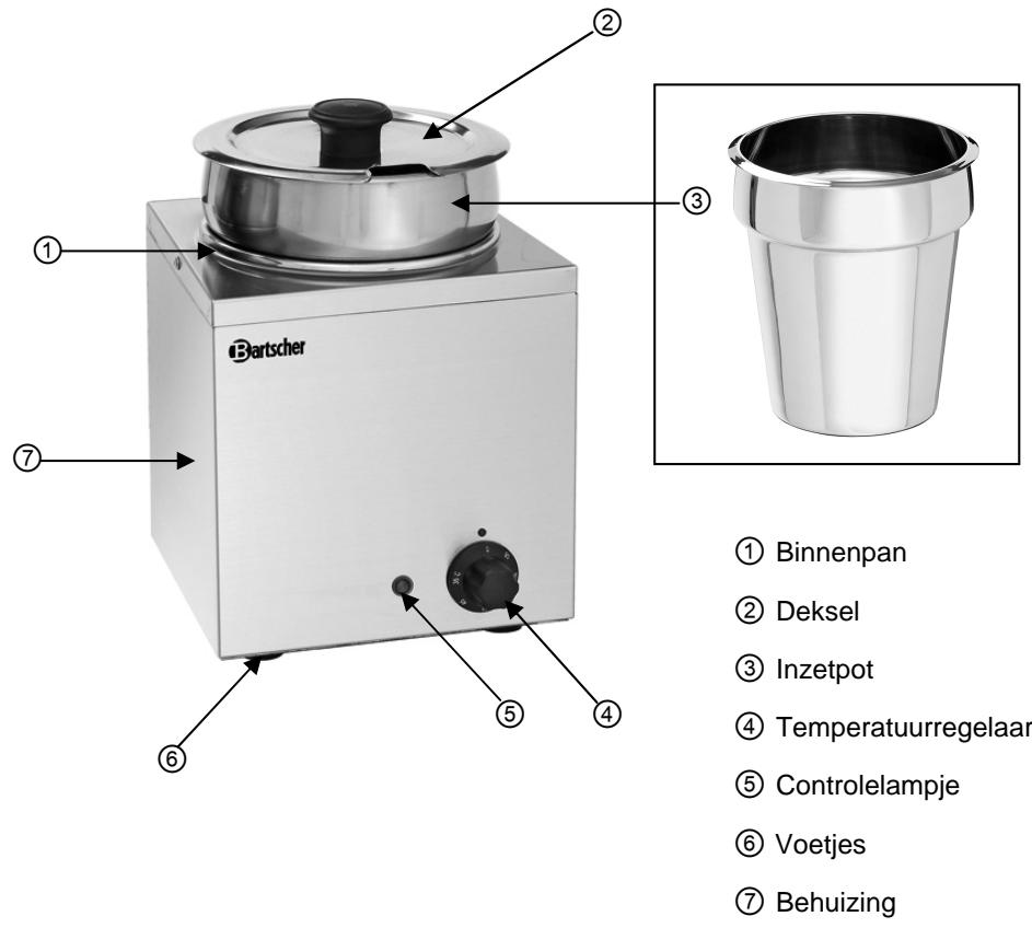 BARTSCHER 607035 - Overzicht van onderdelen - 1