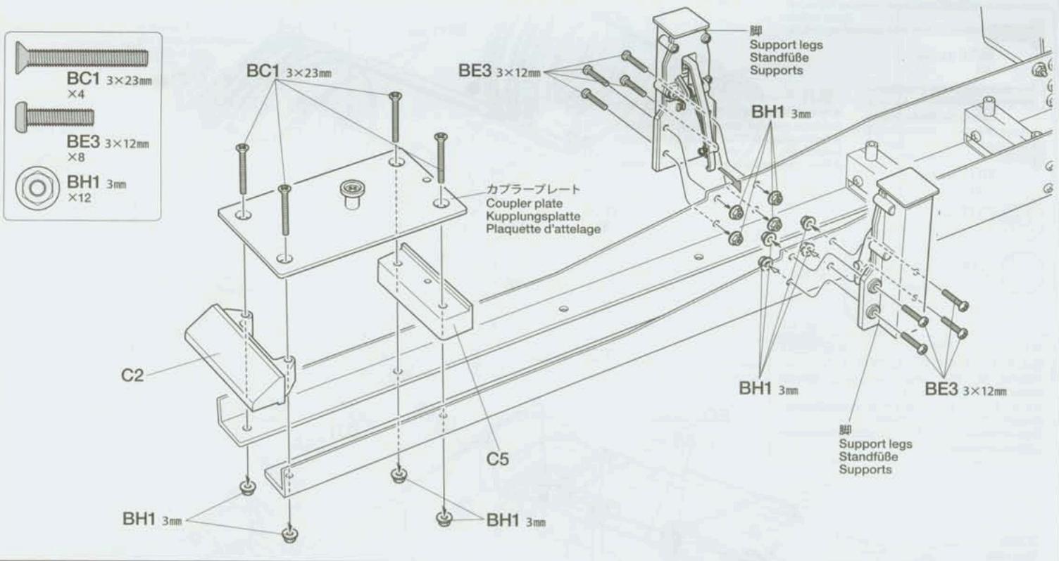 TAMIYA AXLE REEFER SEMI-TRAILLER - 48