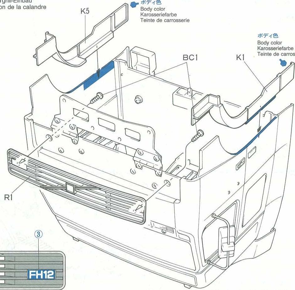 TAMIYA VOLVO FH - TAMIYA COLOR - 16