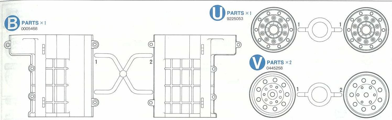 TAMIYA VOLVO FH - PARTS - 15