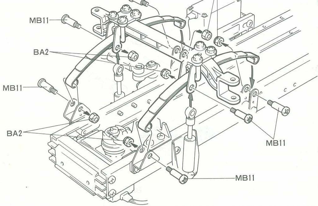 TAMIYA VOLVO FH - 《StéArling-sa-ôp的と》 Attaching steering servo Lenkservo-Einbau Fixation du servo de directio - 21