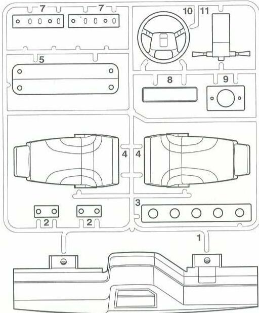 TAMIYA VOLVO FH - PARTS - 2