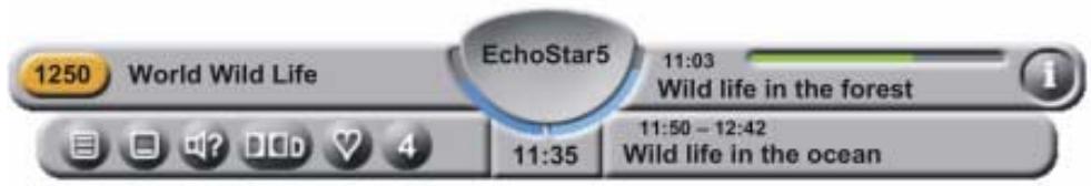 ECHOSTAR DSB-808 2CI VIACCESS - LE BANDEAU D'INFORMATION TV - 1
