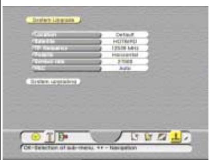 ECHOSTAR DSB-808 2CI VIACCESS - POUR EFFECTUER UNE MISE À JOUR DU LOGICIEL À PARTIR DU SATELLITE - 3