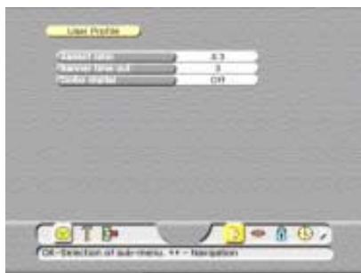 ECHOSTAR DSB-808 2CI VIACCESS - PAGE PROFIL UTILISATEUR - 1