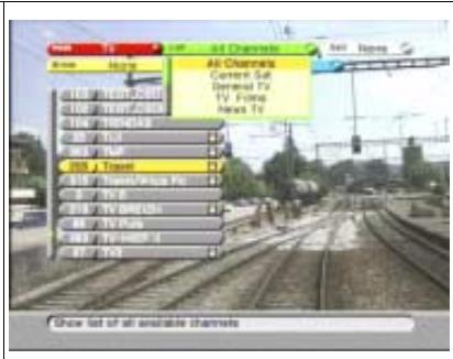 ECHOSTAR DSB-808 2CI VIACCESS - POUR SELECTIONNER UNE LISTE - 1