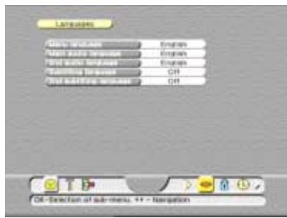 ECHOSTAR DSB-808 2CI VIACCESS - PAGE LANGUES - 1