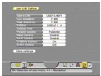 ECHOSTAR DSB-808 2CI VIACCESS - POUR MODIFIER LES PARAMÉTRES LNB UTILISATEUR - 3