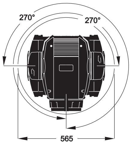 MARTIN MAC 700 WASH - Dimensions - 3