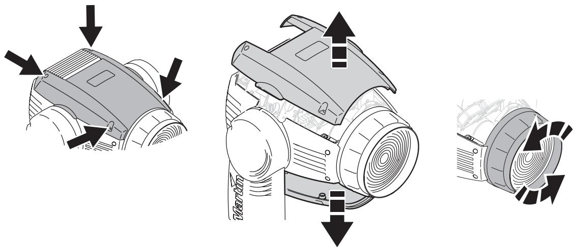 MARTIN MAC 700 WASH - Retrait du module d'effets - 1