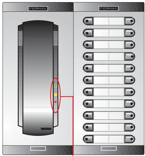 FERMAX 4 PLUS N - MODE NUIT (Position de la clé déconnectée) : - 1