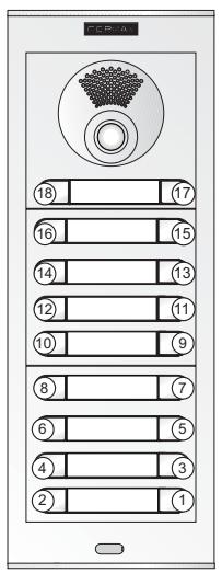 FERMAX 4 PLUS N - *Interconnexion des modules de boutons-poussoirs - 5