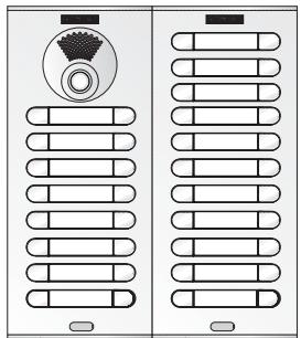 FERMAX 4 PLUS N - * Typologie des Platines CITY 4+N - 4