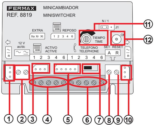 FERMAX 4 PLUS N - Mini-commutateur Pavillon (réf. 8819) - 1