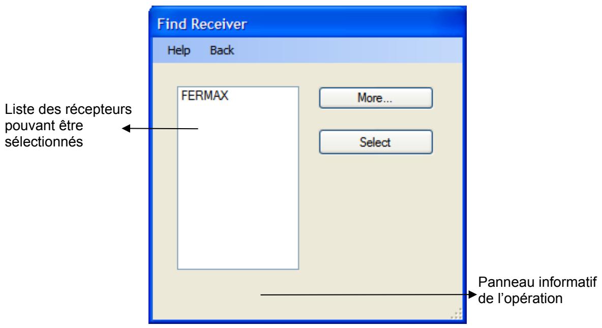 FERMAX BLUETOOTH PC-PDA - Recherche d'un récepteur - 1