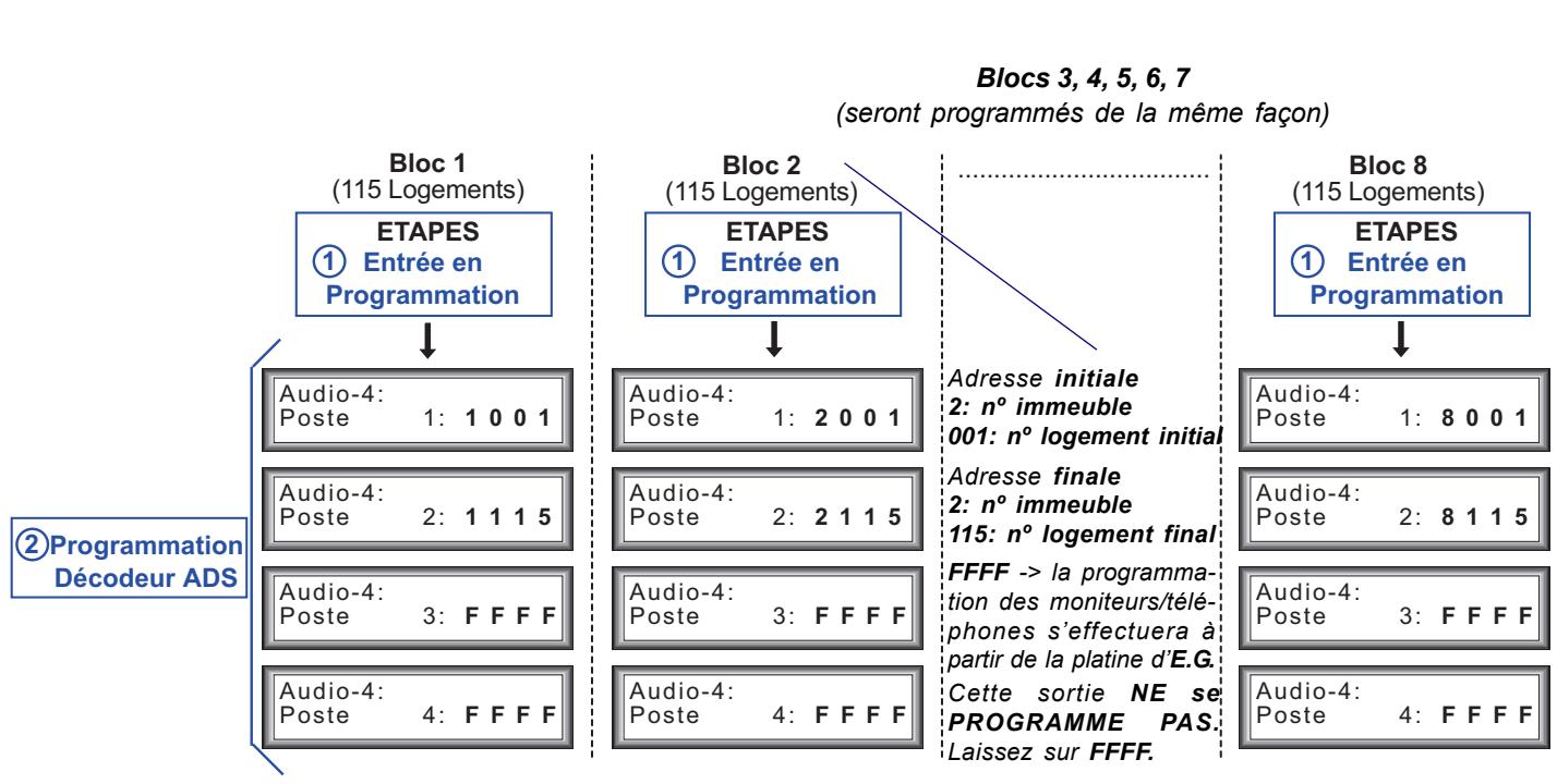 FERMAX MDS-BUS2 - Programmation : - 1