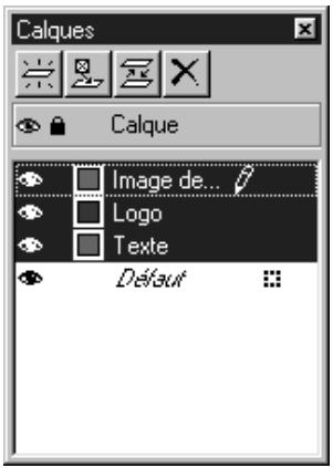 QUARK XPRESS 5 - SELECTION DES CALQUES - 1