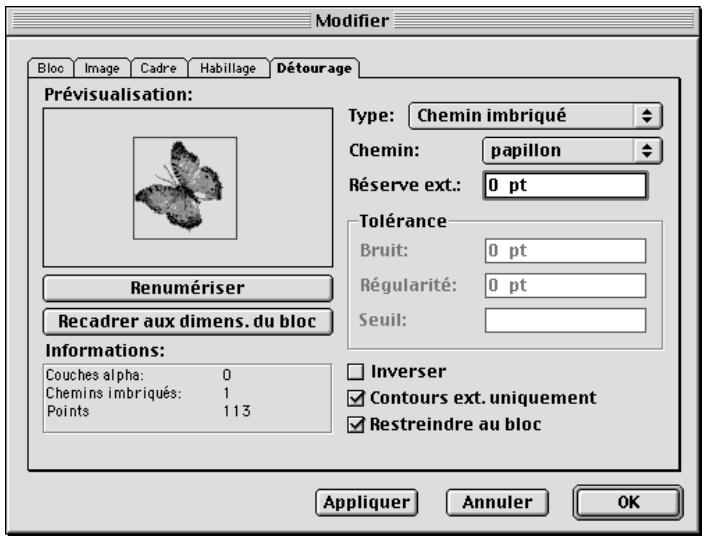 QUARK XPRESS 5 - CREATION DE CHEMINS DE DETOURS - 2