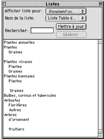 QUARK XPRESS 5 - TRANSPOSITION D'UNE LISTE DANS UN BLOC DETEXTE - 3