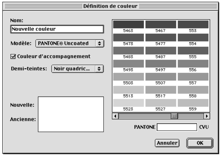 QUARK XPRESS 5 - CREATION D'UNE NOUVELLE COULEUR - 5