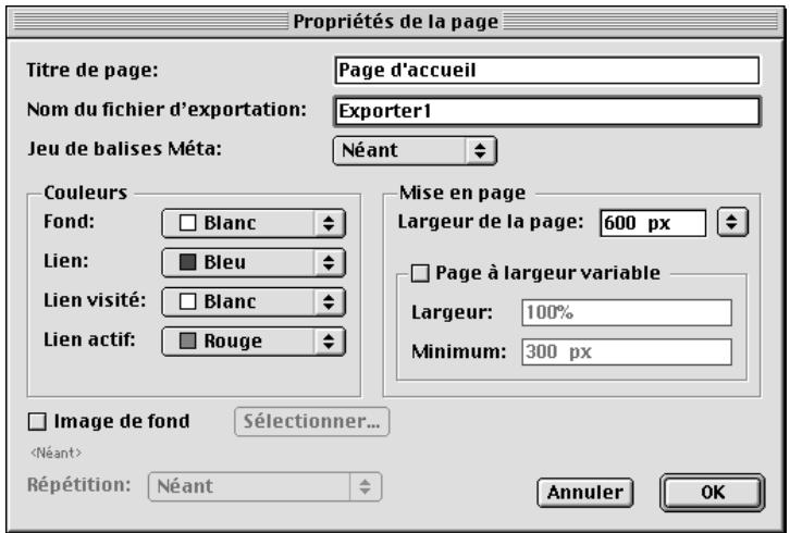 QUARK XPRESS 5 - RÉGLAGE DES PROPRIÉTÉS DE PAGI W - 2