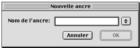 QUARK XPRESS 5 - CREATION D'UN NOM D'ANCRE - 2