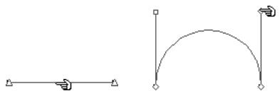 QUARK XPRESS 5 - Type de point/segment - 1