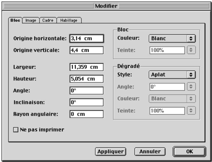 QUARK XPRESS 5 - BOITES DE DIALOGUE QUARKXPRESS - 1