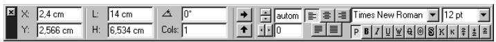 QUARK XPRESS 5 - PALETTE SPECIFICATIONS - 1