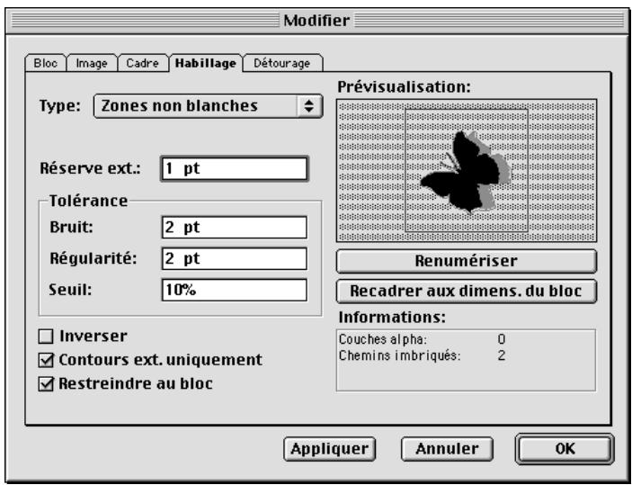 QUARK XPRESS 5 - FINITION DU CHEMIN D'HABILLAGE - 7